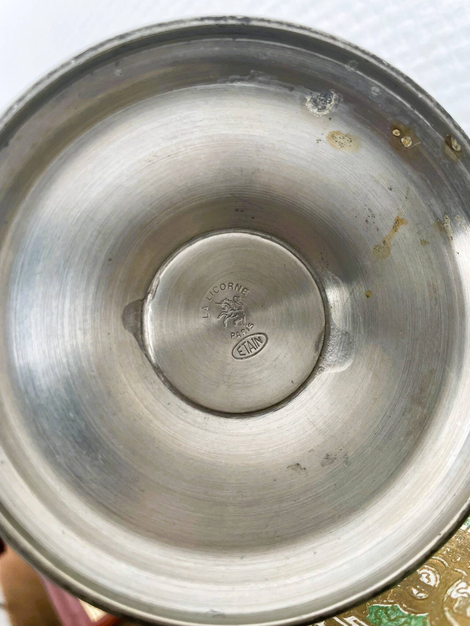 Ewer / vase in pewter from Paris