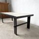 Ceramic Coffee Table Jean Jaffreux 1950s - Metal & Vintage Orange
