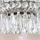 Chandeliers With Large Crystal Drops, Italy, Early 20th Century