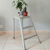 Vintage workshop metal stepladder
