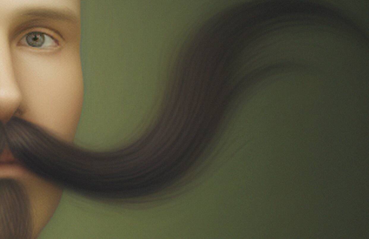 Old portrait - “Les moustachu-es” series