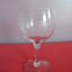 Lot 6 verres à pied en cristal ciselé non signé  hauteur 12,5 cm