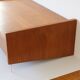 Wall shelf, Scandinavian teak wall bedside table, 1960