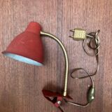 Bedside lamp with clip-on 50s