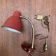 Bedside lamp with clip-on 50s