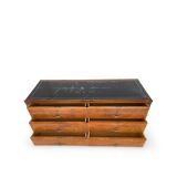 An art deco Italian chest of drawers, Italy 1950s