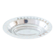 Art Deco style silver-plated metal bread basket, 30s silver dish