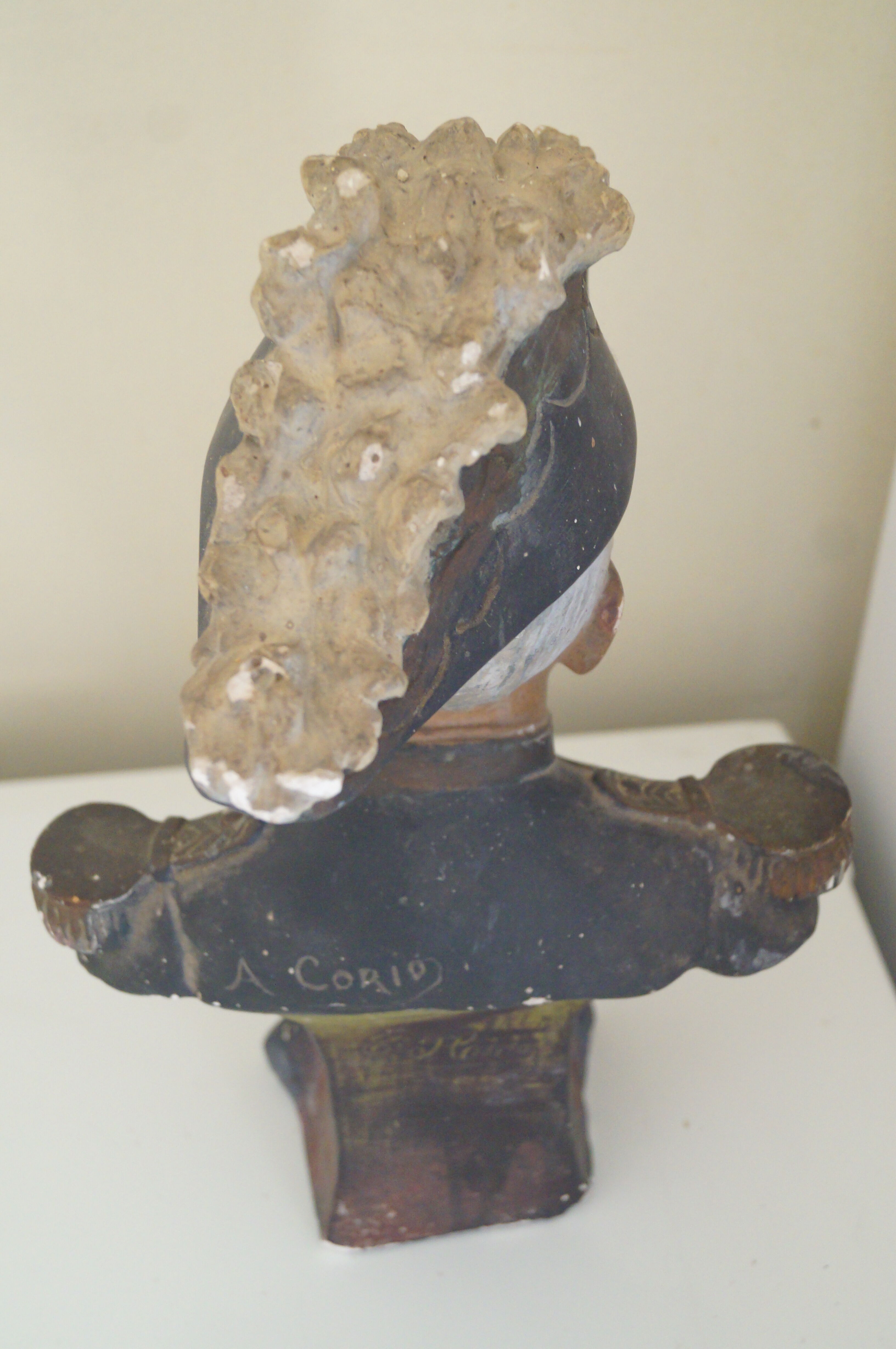 Plaster bust 1920 Joffre