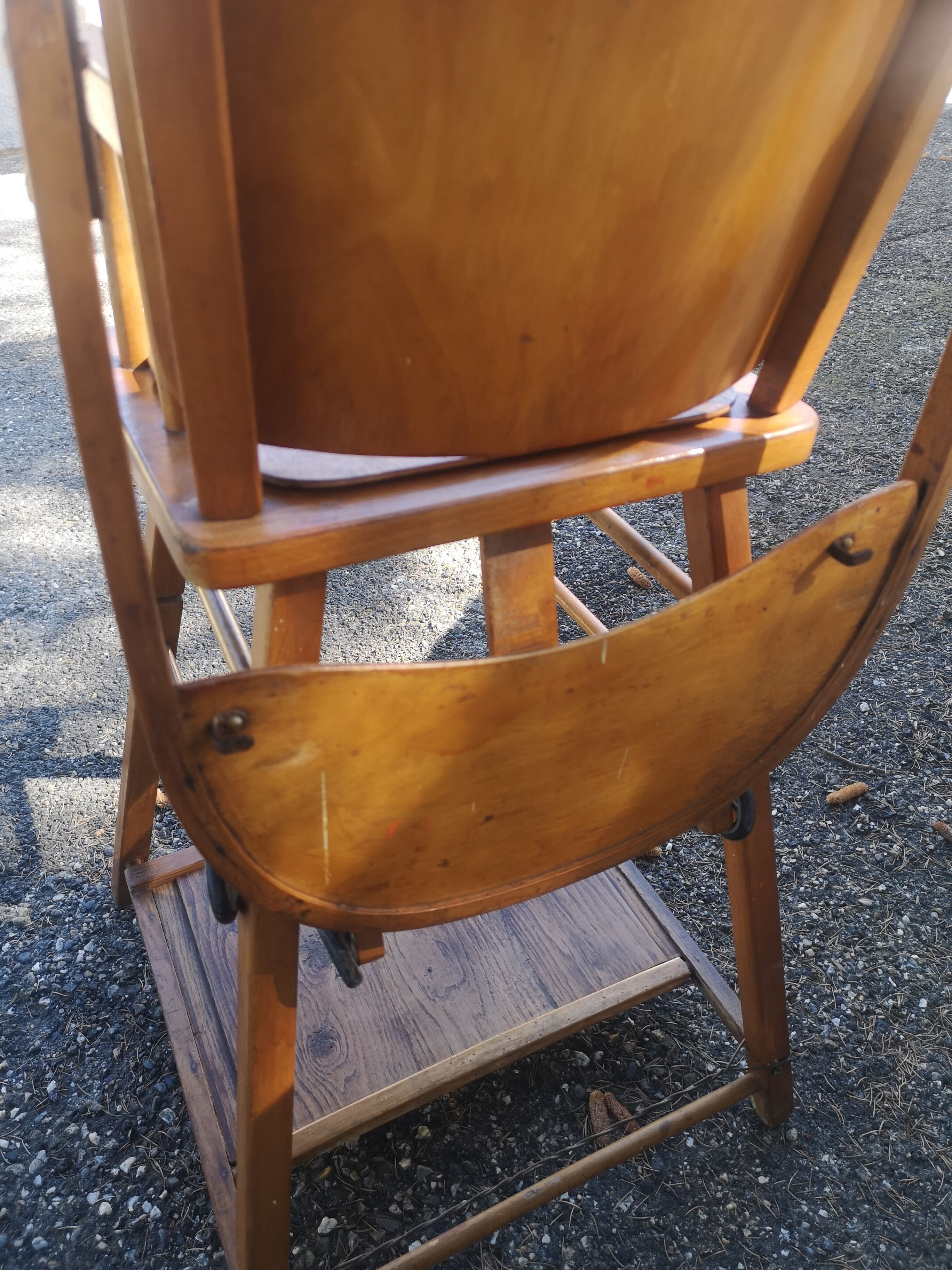 Baumann 1950s children's high chair