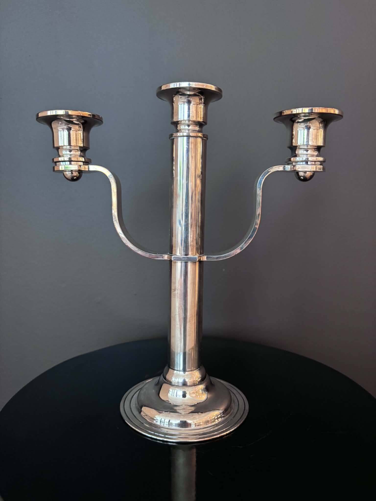 Silver candlestick