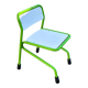 Green tubular children's chair 60 years;