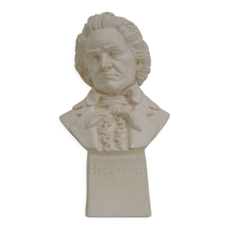 Mid-century plaster bust/sculpture of Ludwig van Beethoven,circa 1950