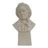 Buste sculpture en plâtre du milieu du siècle de Ludwig van Beethoven, vers 1950
