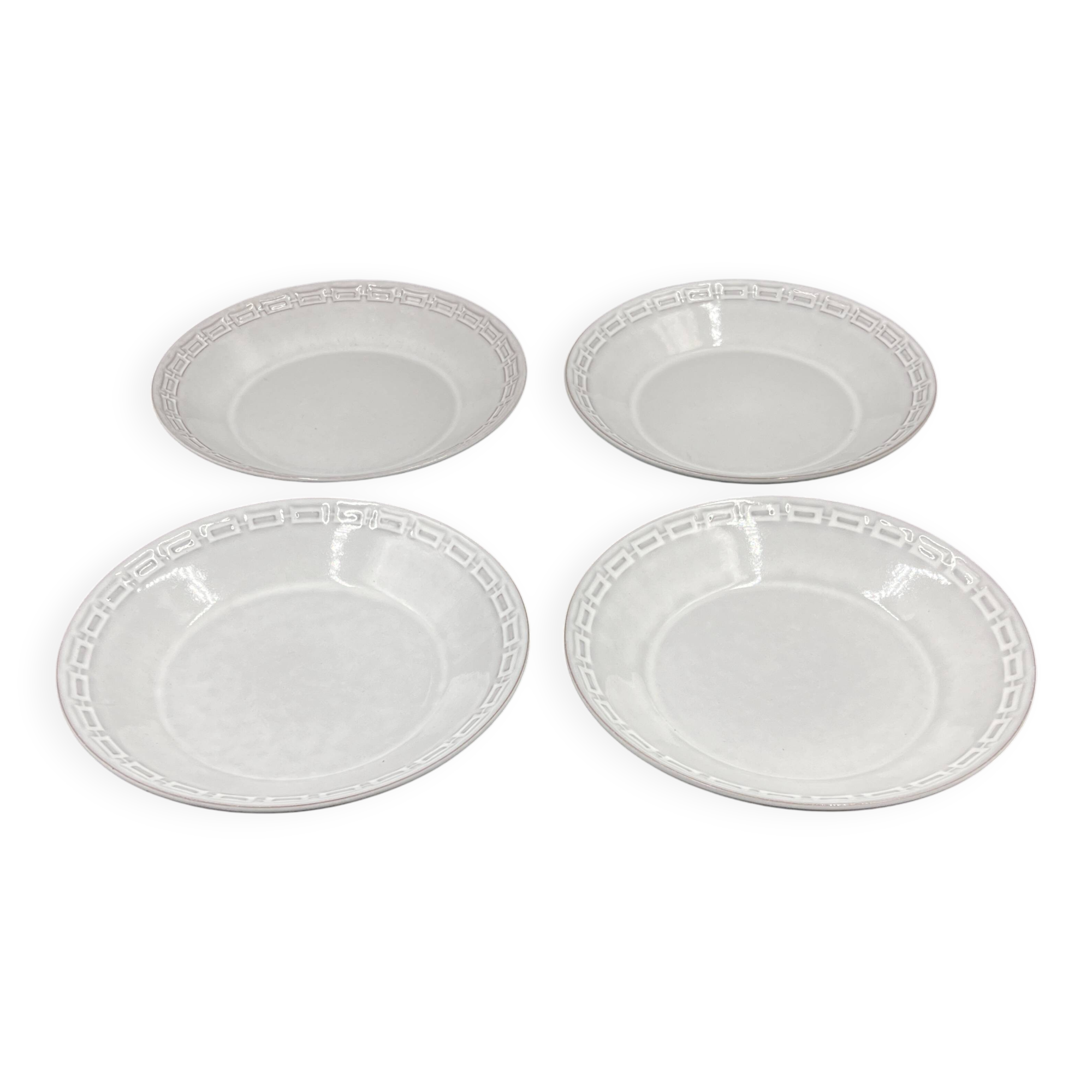 Set of 4 Céramano soup plates, model: Epsilon