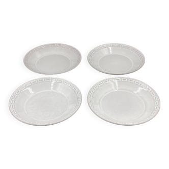 Set of 4 Céramano soup plates, model: Epsilon