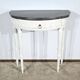 Half-Moon Console in Rechampi Wood, Louis XVI style – Early 19th century