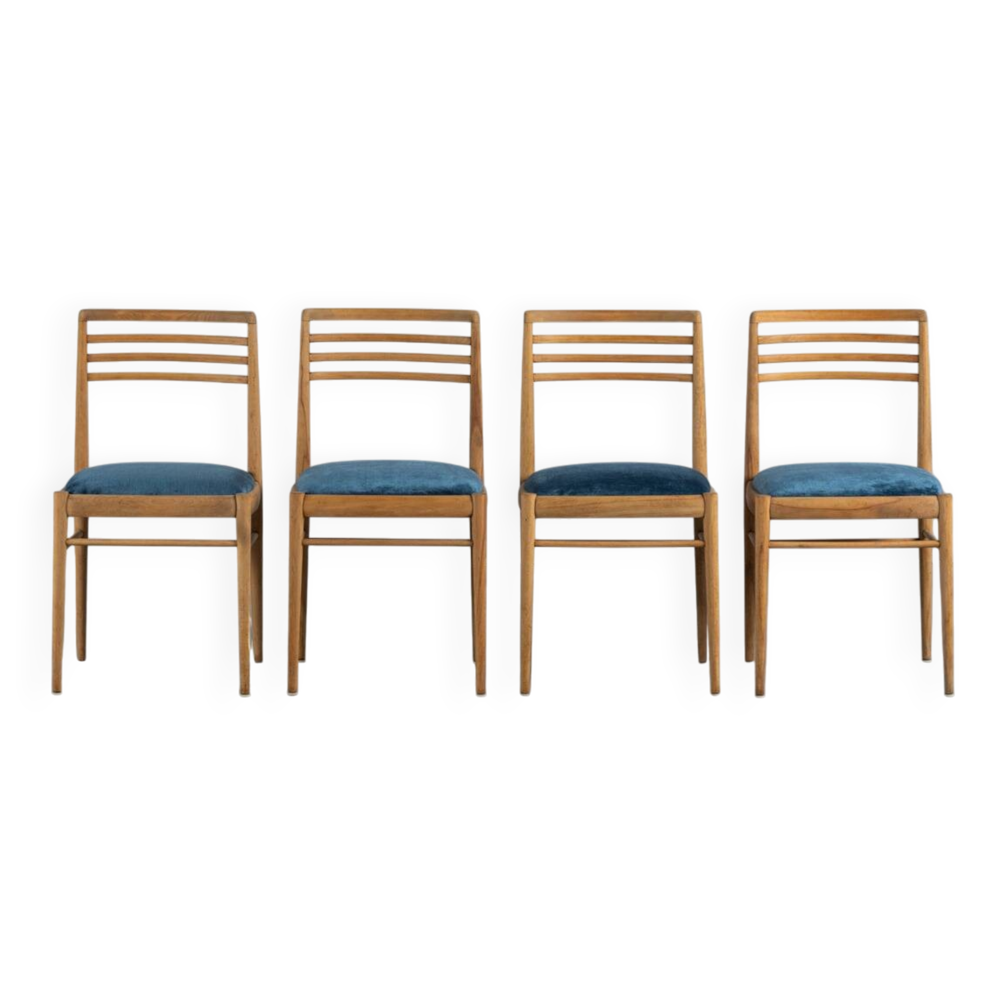 Mid-century dining chairs, Denmark, 1970s, set of 4