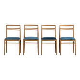 Chaises de salle à manger des années 50, Danemark, années 1970, ensemble de 4