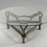 Table basse en fer forgé