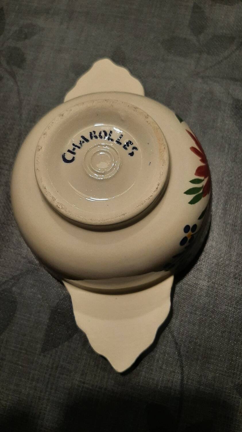 Charolles earthenware bowl