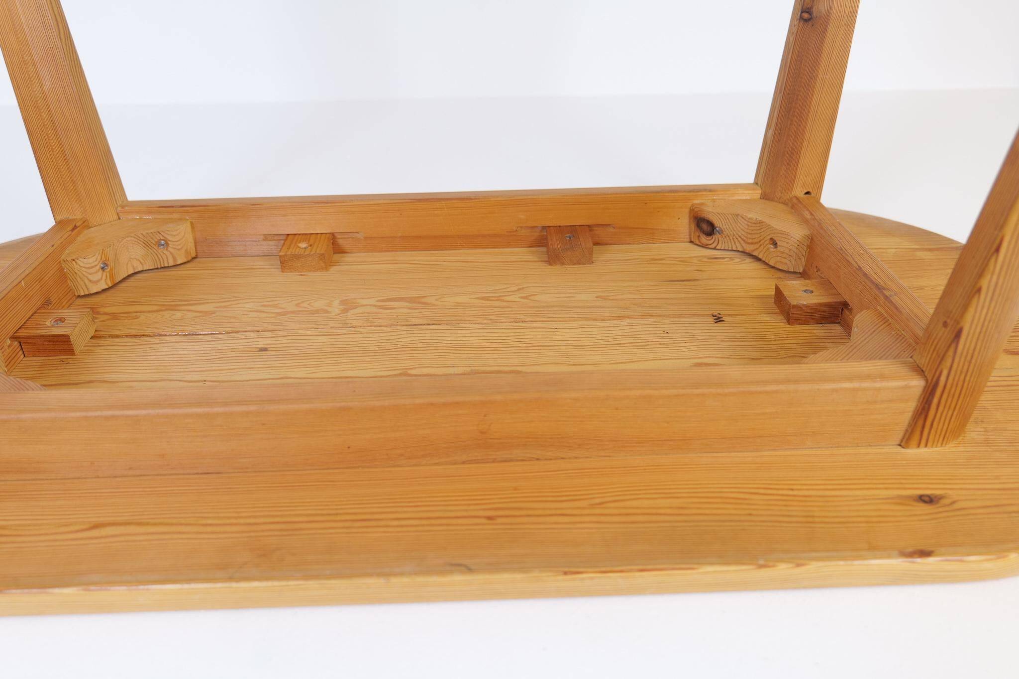 Mid-century pine coffee table by Carl Malmsten, Sweden, 1940s.