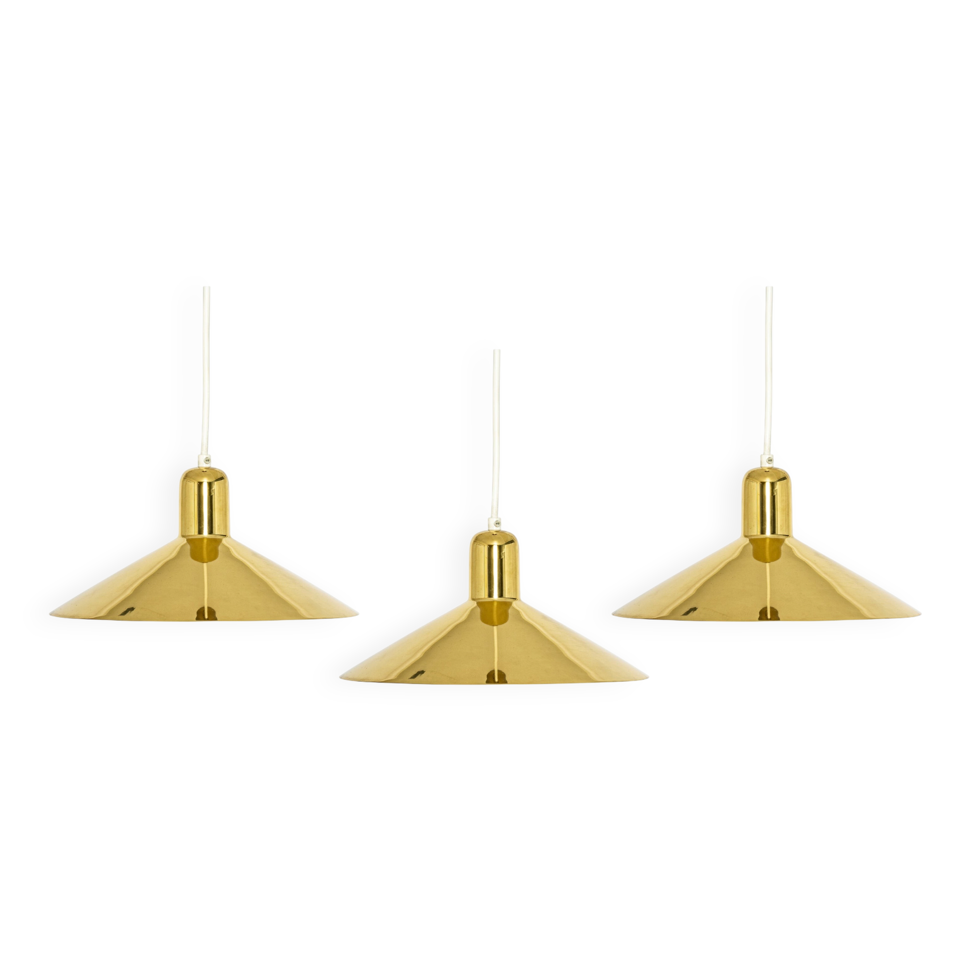 Small brass pendant lamp by Florian Schulz, Germany