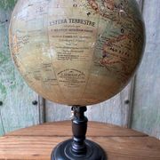 Ancien Globe Terrestre J. Lebègue & Cie, Paris — Environ 1885 / 1890 (Édition