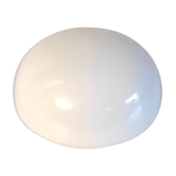 Ceiling lamp or wall lamp in opaline glass, 60s/70s