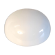 Plafonnier ou applique en verre opalin, années 60/70
