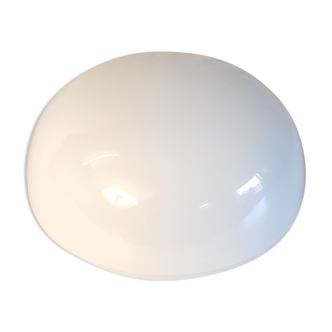 Ceiling lamp or wall lamp in opaline glass, 60s/70s