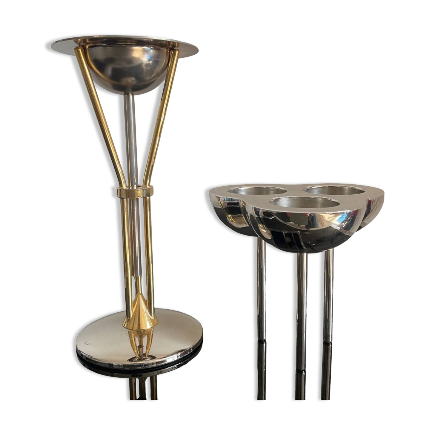 Pair of brass candlesticks from the 70s-80s