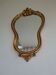 Miroir doré en bois style baroque