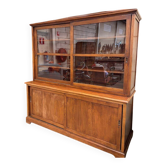 XL vintage display cabinet / bookshelf / apothecary cabinet