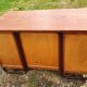 Bureau vintage piètement en tube et bois