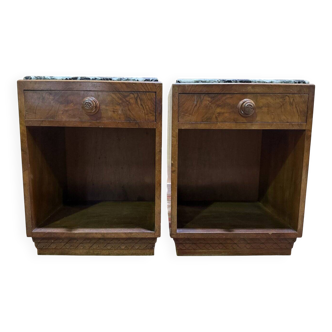 Pair of Art Deco bedside tables