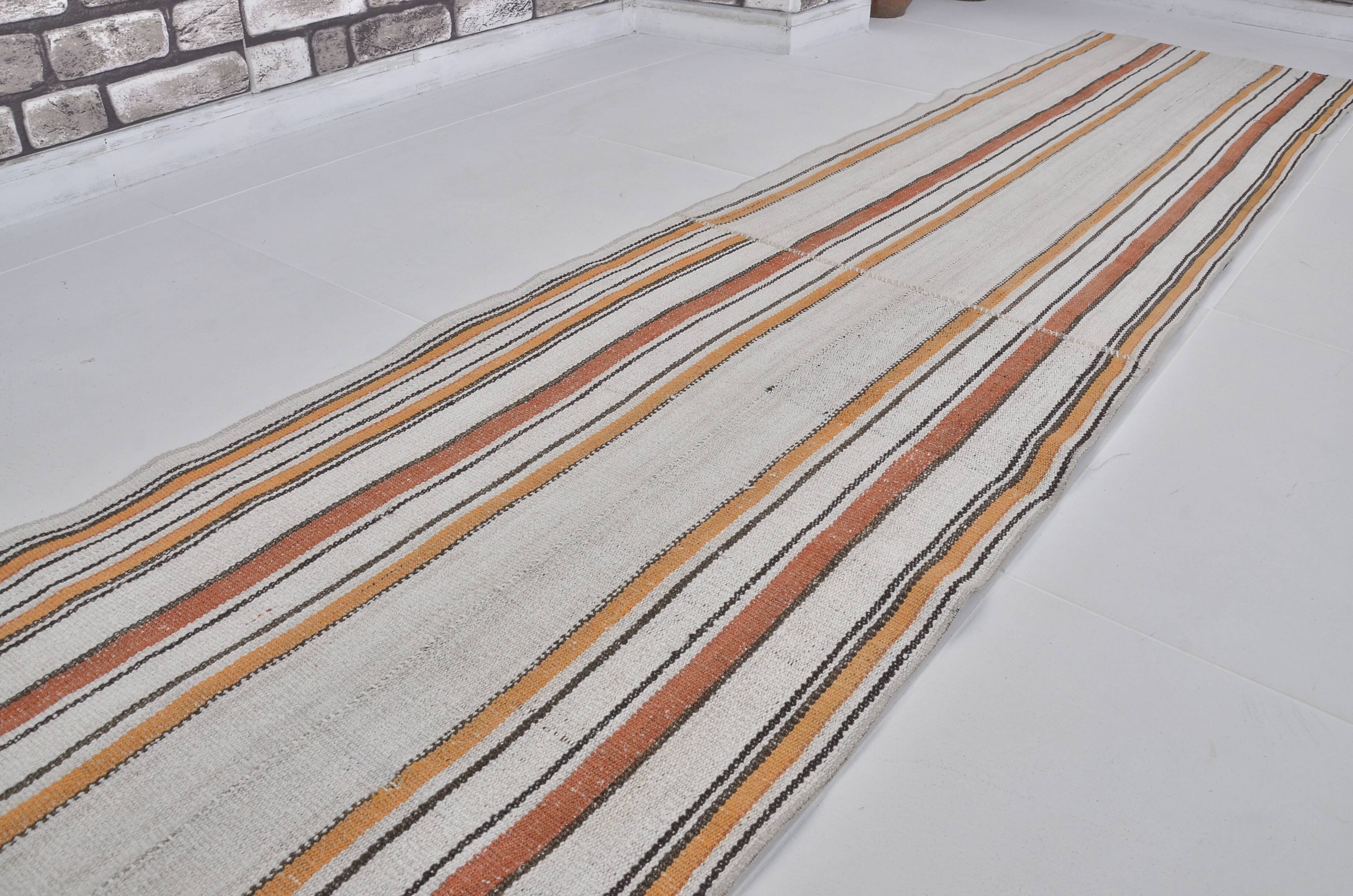 Extra Long Hemp Kilim Runner sku3798