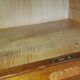 Double frame cabinet with solid oak curtains 50s