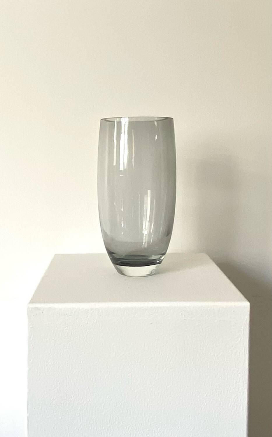 Large crystal vase