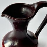 Enameled ceramic pitcher