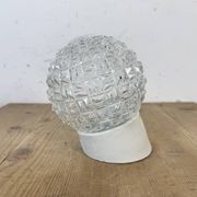 Vintage White Porcelain Wall Light, 1970s