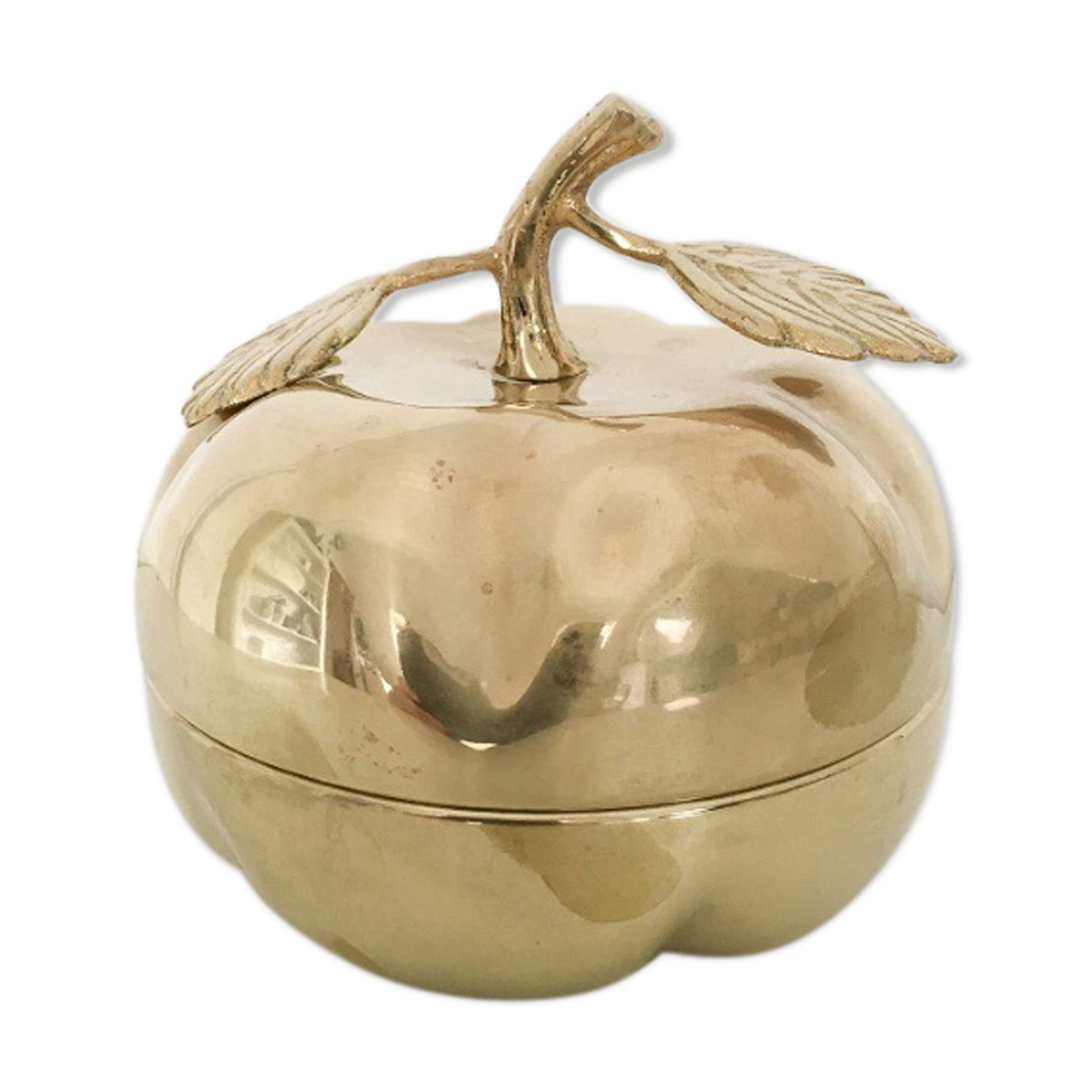 Brass apple box