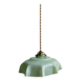 Vintage opaline pendant light