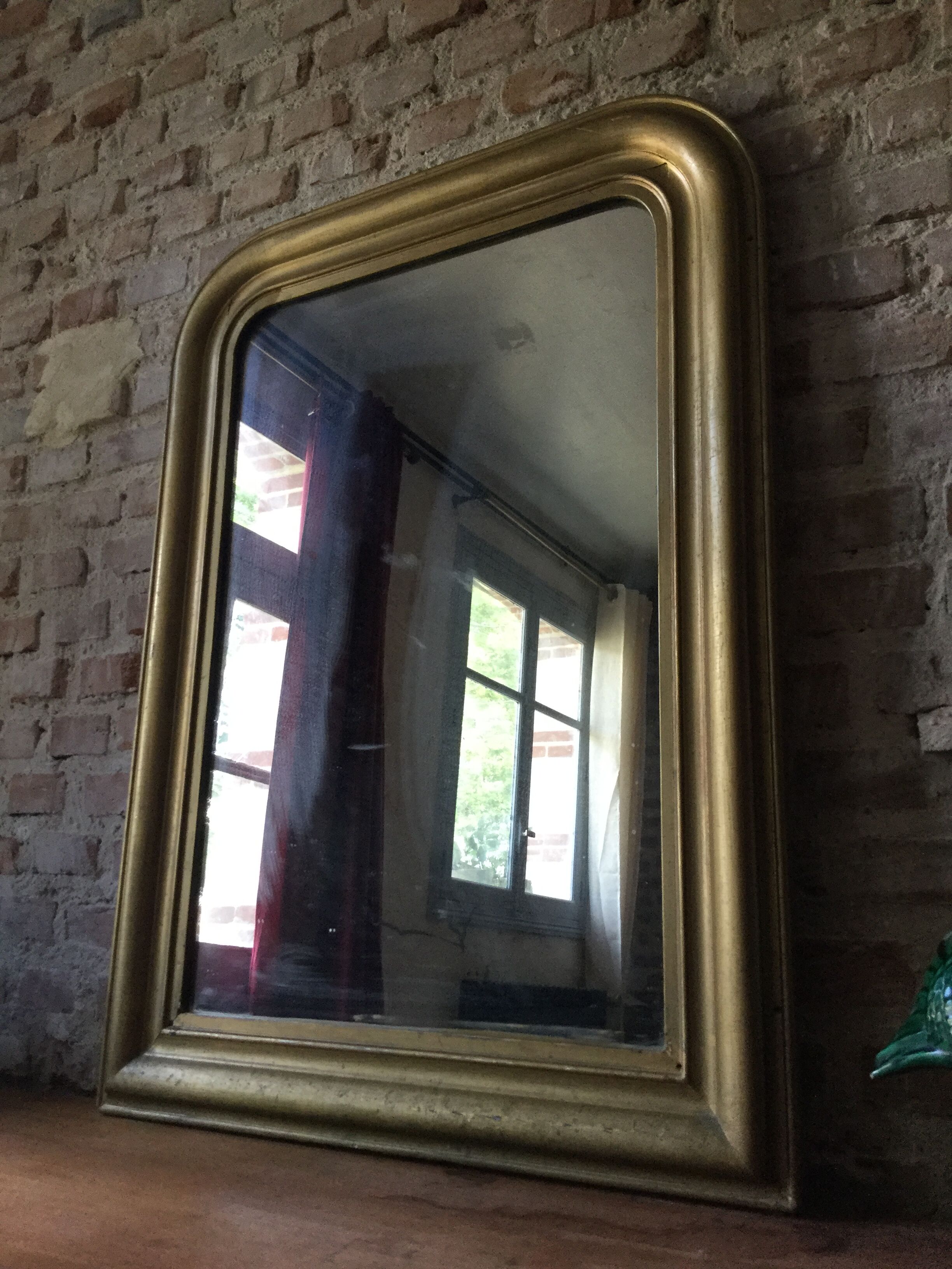 Old gilded mirror 77x104