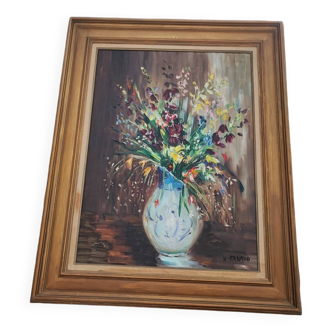 Painting on canvas signed N. Arnaud