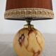 Glass ball bedside lamp from the 50s/60s