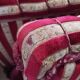 Salon Napoléon III in Jacquard-patterned velvet and trimnests