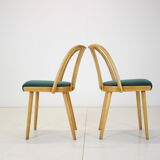 1960s Antonin Suman Set of Four Dining Chairs, Czechoslovakia