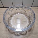 Silver cut crystal salad bowl Ø20cm