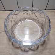 Silver cut crystal salad bowl Ø20cm