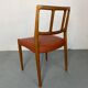Chaises de salle à manger danoises en teck et cuir du milieu du siècle par Johannes Andersen pour Uldum Møbelfabrik, années 1950, lot de 4